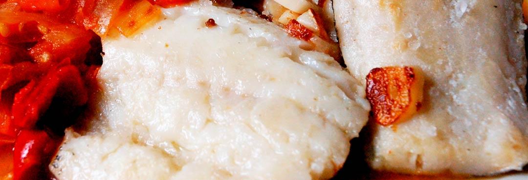 Comida típica de España bacalao a la baturra