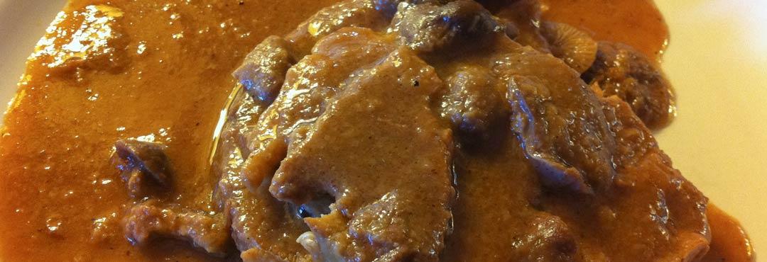 Comida típica de España fricando de vedella