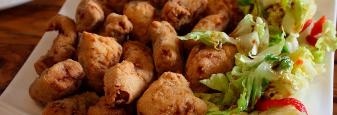 Comida típica de España japuta en adobo