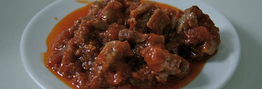Comida típica de España magras a la turolense