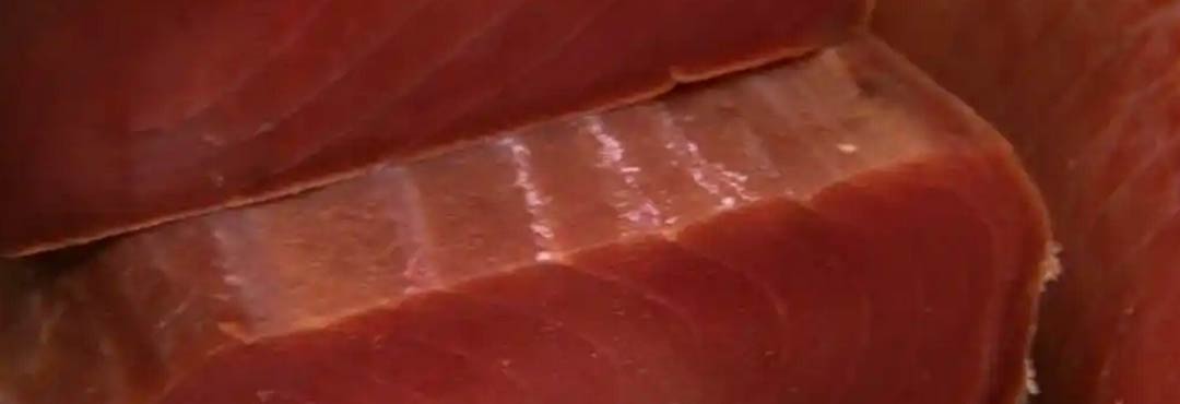 Comida típica de España mojama de atun
