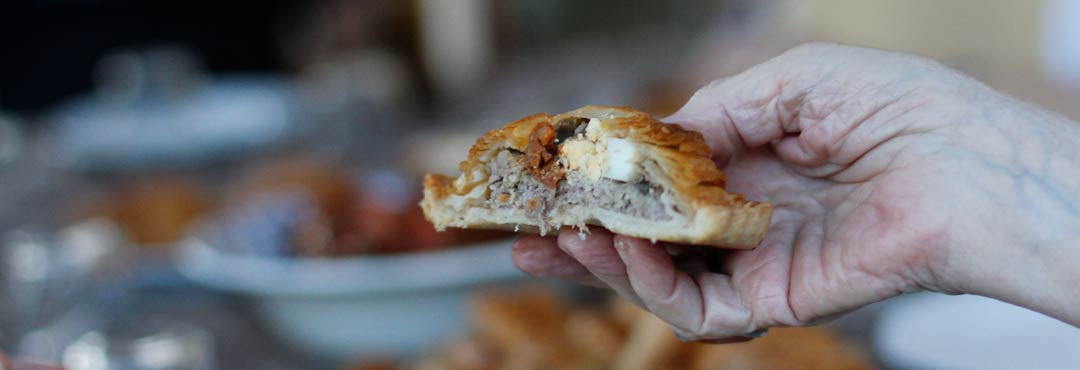 Comida típica de España pastel de carne a la murciana