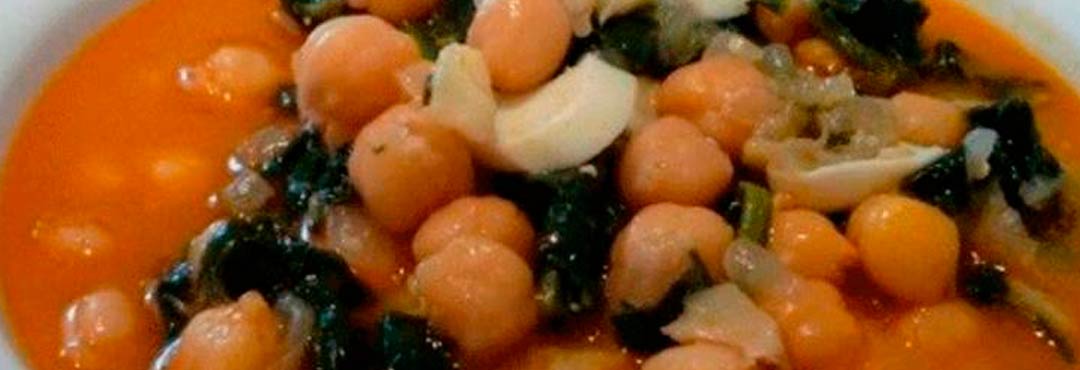 Comida típica de España potaje de vigilia