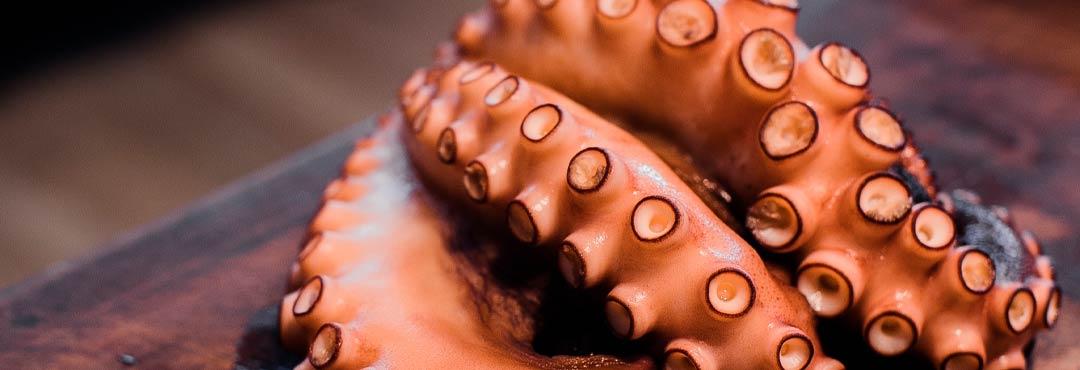 Comida típica de España pulpo al horno a la murciana