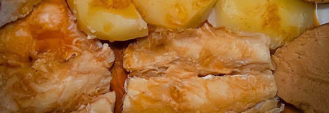Comida típica de España sancocho canario