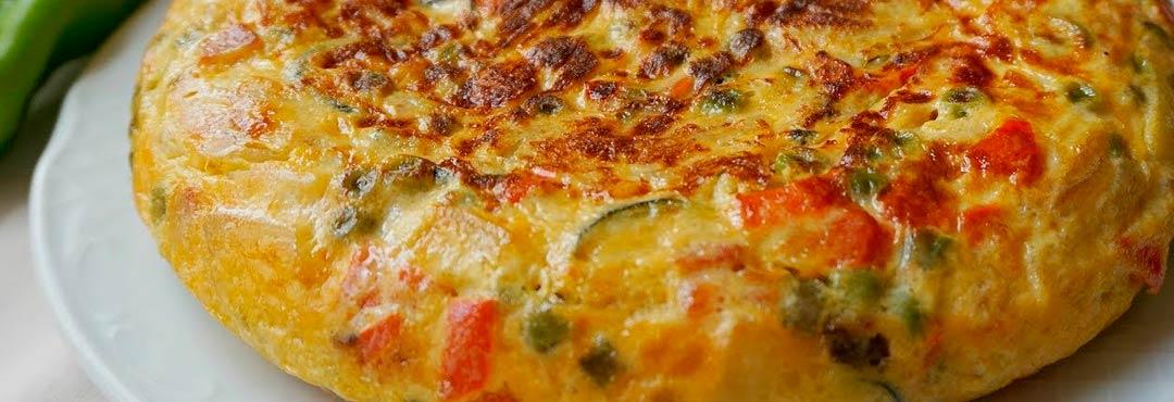 Comida típica de España tortilla payesa