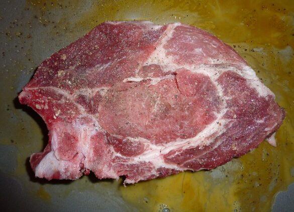 Comida típica de España lomo de cerdo a la manica se hace poco pero esta muy bueno 4