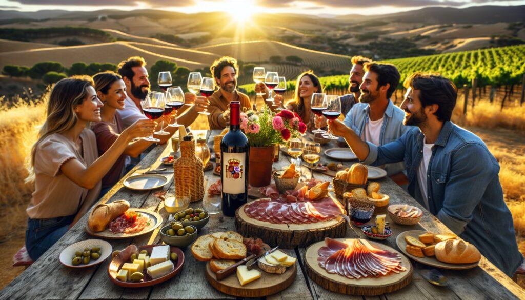 Comida típica de España el vino como parte esencial de la comida espanola